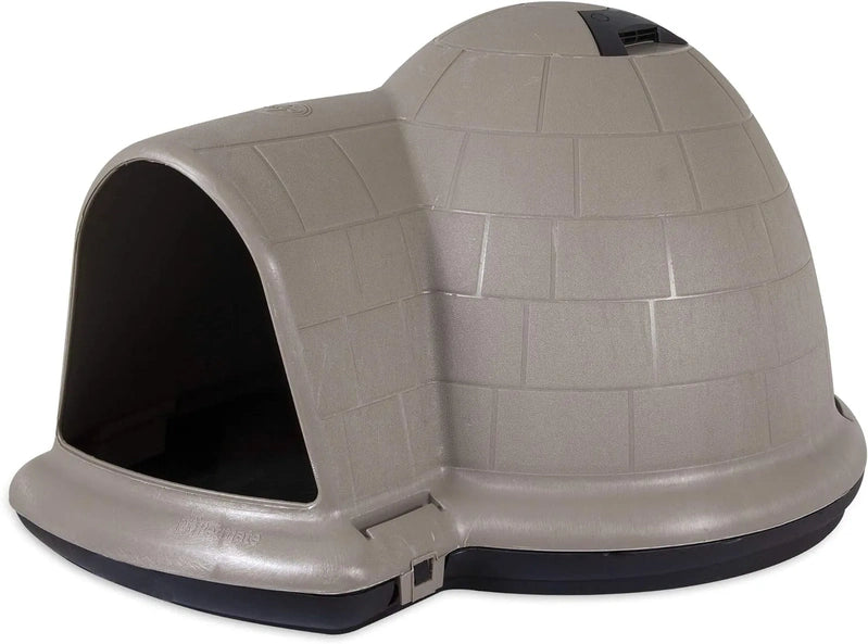 Petmate Indigo Dog House, Igloo Dog House, Made In USA With 90% Recycled Materials