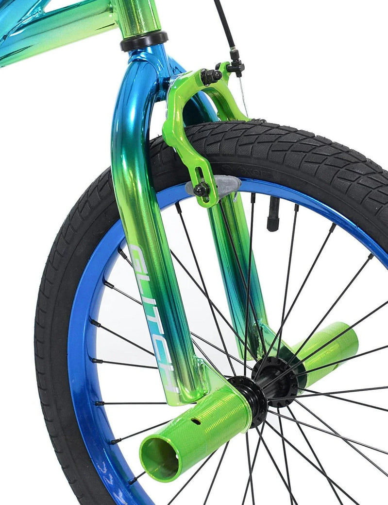 Genesis 18 Glitch Boys BMX Bike, Blue/Green