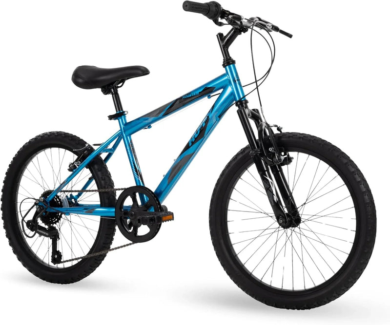 Huffy Stone Mountain Hardtail Mountain Bike For Boys/Girls/Men/Women, 20 In./24 In./26 In. Sizes, 6 Or 21 Speed Shimano Twist Shifting