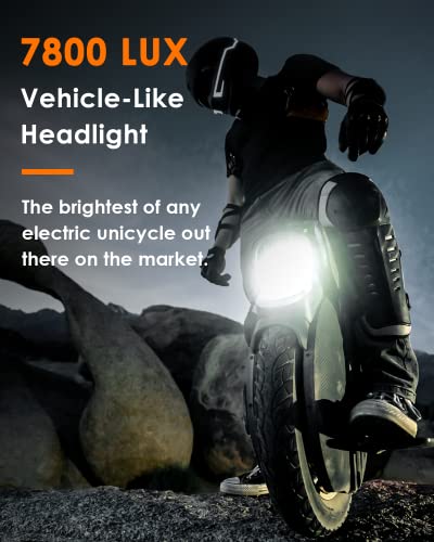 Inmotion V11 Electric Unicycle, 18 In. Self-Balancing Monowheel, Equipped With 3.35 In. Air Suspension