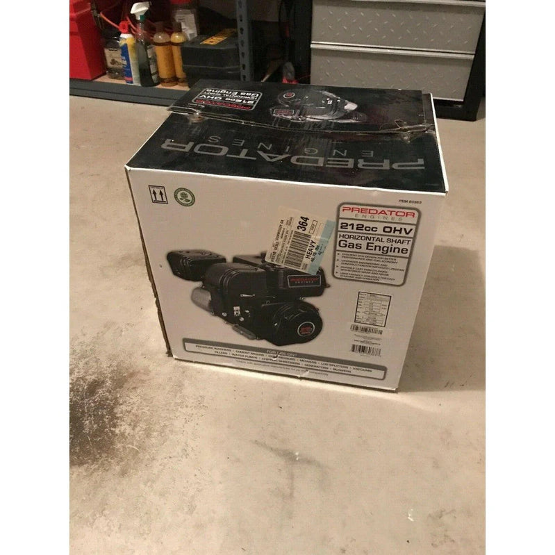 Predator Horizontal Shaft Engine, 6.5 HP, 212cc