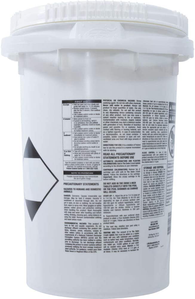 3 In. Chlorine Tablets, 50 Lbs
