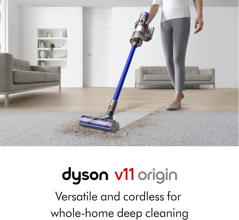 Dyson V11 Origin Cordless Vacuum, 185AW, 3 Power Modes, Up To 60 Minutes, ² Deep Cleans Hard Floors And Carpets, Detangles Pet Hair