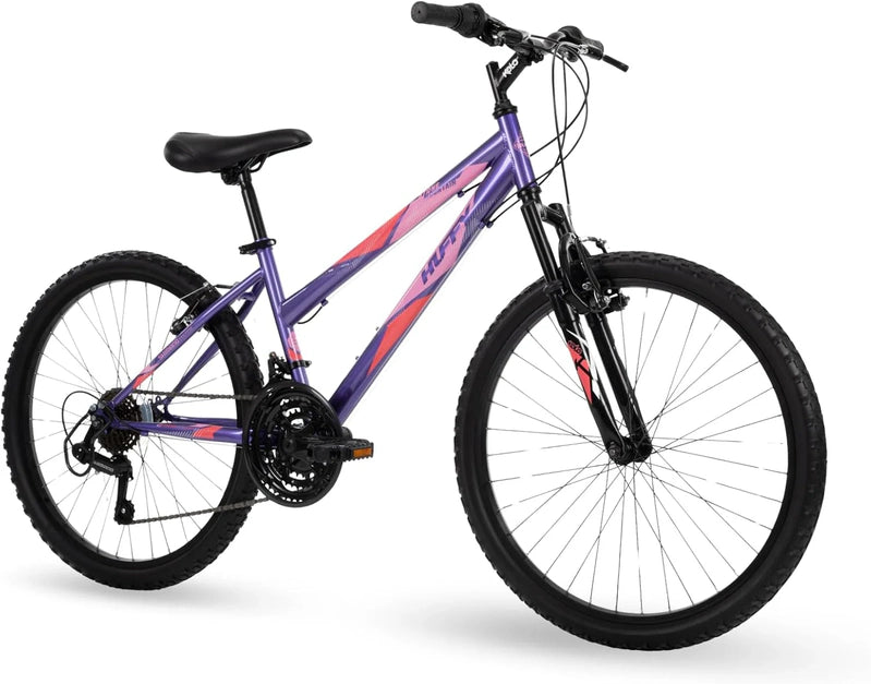 Huffy Stone Mountain Hardtail Mountain Bike For Boys/Girls/Men/Women, 20 In./24 In./26 In. Sizes, 6 Or 21 Speed Shimano Twist Shifting