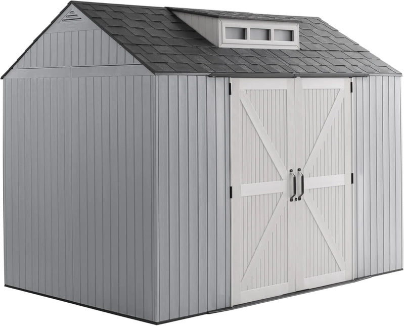 Rubbermaid Resin Outdoor Storage Shed With Floor