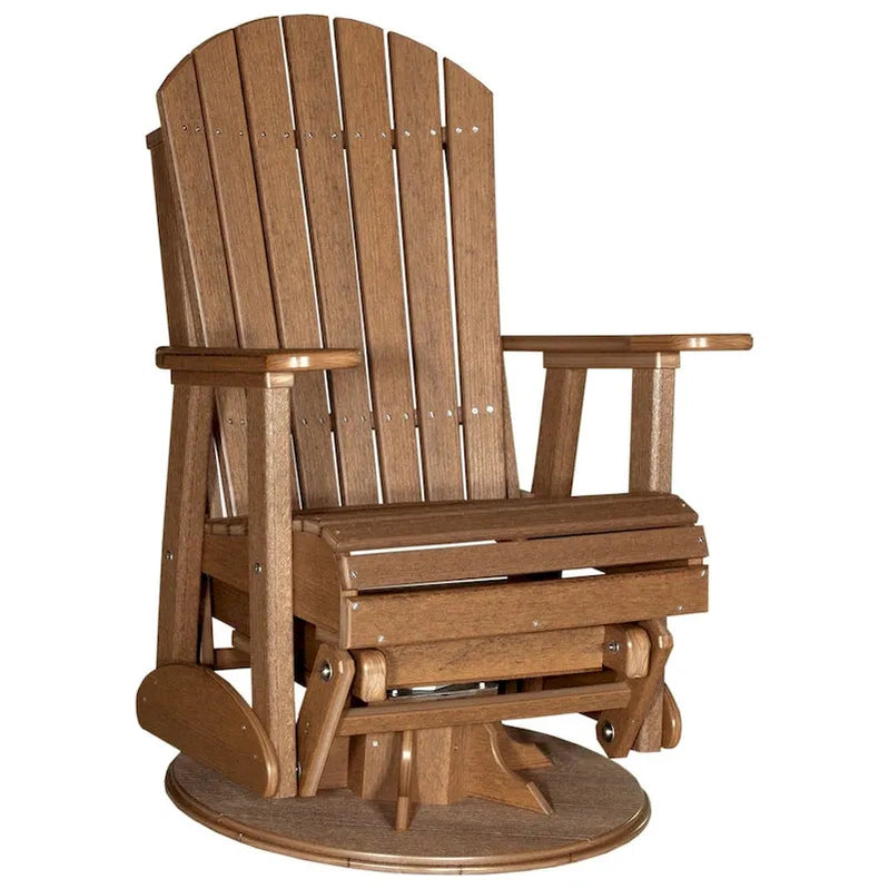 Poly Lumber Adirondack Swivel Glider Chair