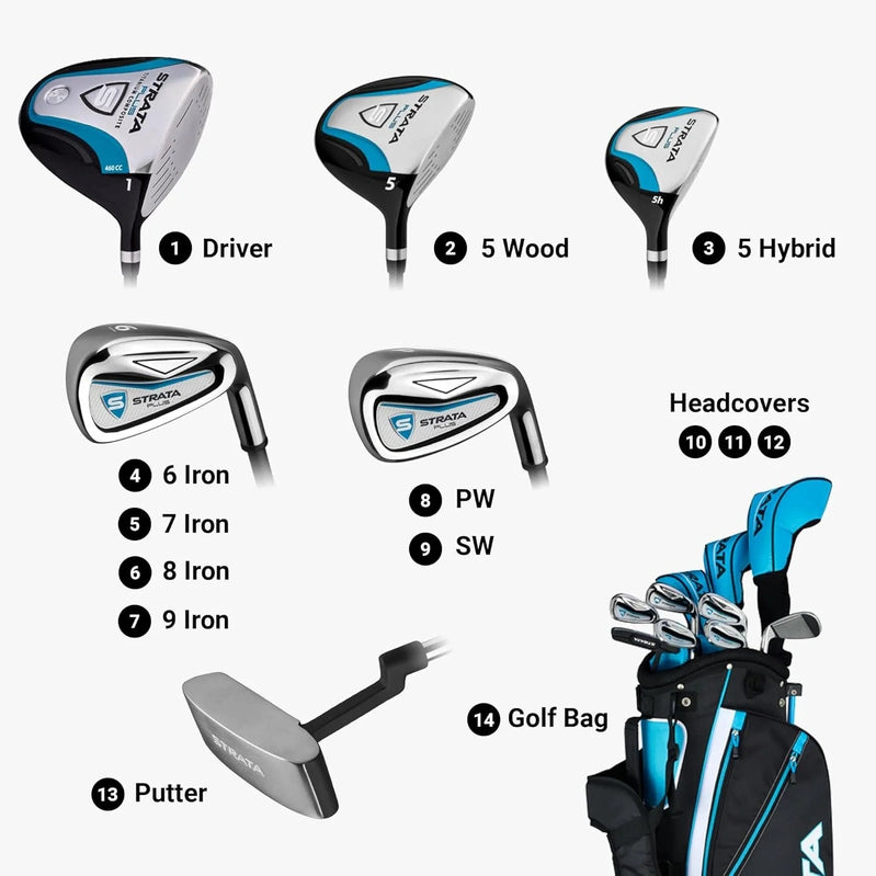 Callaway Strata Women's Racket Set, Complete Set