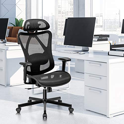 Sunnow Ergonomic Office Chair, Mesh Computer Desk Chair, High Back Executive Task Chair