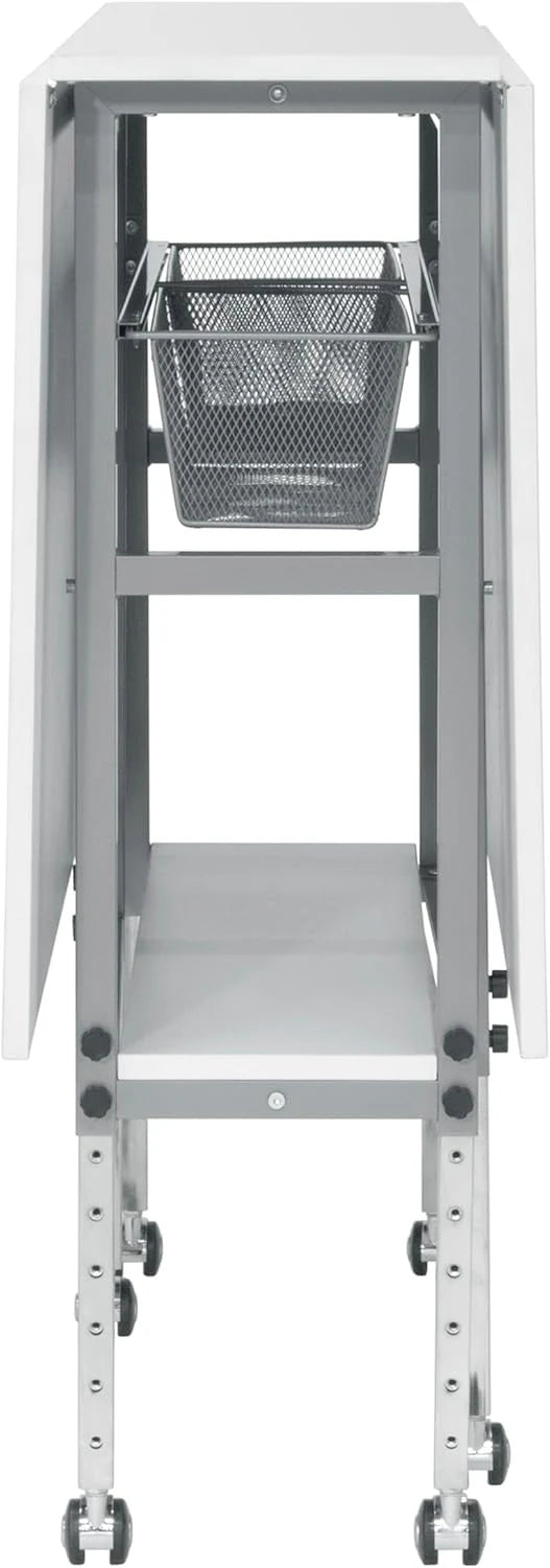 Sew Ready Hobby Cutting Table, 58.75 In. x 36.5 In., White/Silver, x36