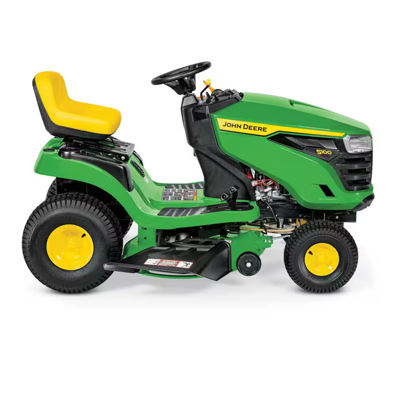 John Deere S100 42 In. Riding Lawn Mower, 17.5 HP Gas Hydrostatic Drive