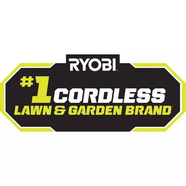 Ryobi 40V Brushless 20 In. Walk Behind Self-Propelled Mower/String Trimmer/Leaf Blower With 2 Batteries And 2 Chargers
