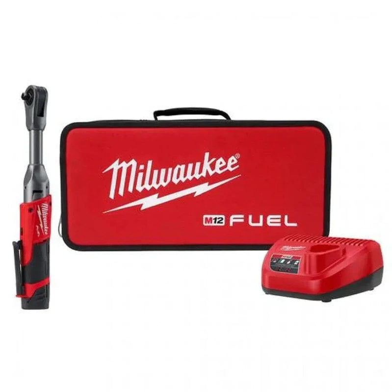 Milwaukee 2560-21 M12 Fuel 3/8 In. Ratchet With Extended Handle And 1 Battery Set
