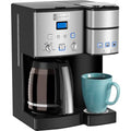 Cuisinart Single Serve 12 Cup Coffee Maker, Offers 3 Sizes, 6 Ounces, 8 Ounces And 10 Ounces, Stainless Steel, Ss 15P1