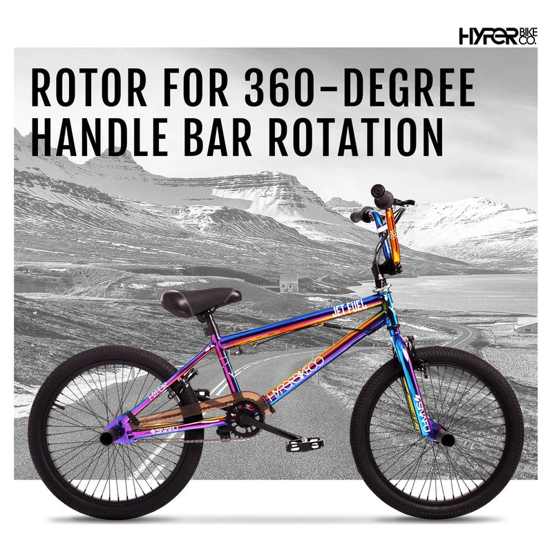 Hyper Bicycles 20 In. Jet Fuel BMX Bike For Kids, Recommended Ages 8 To 13 Years Old