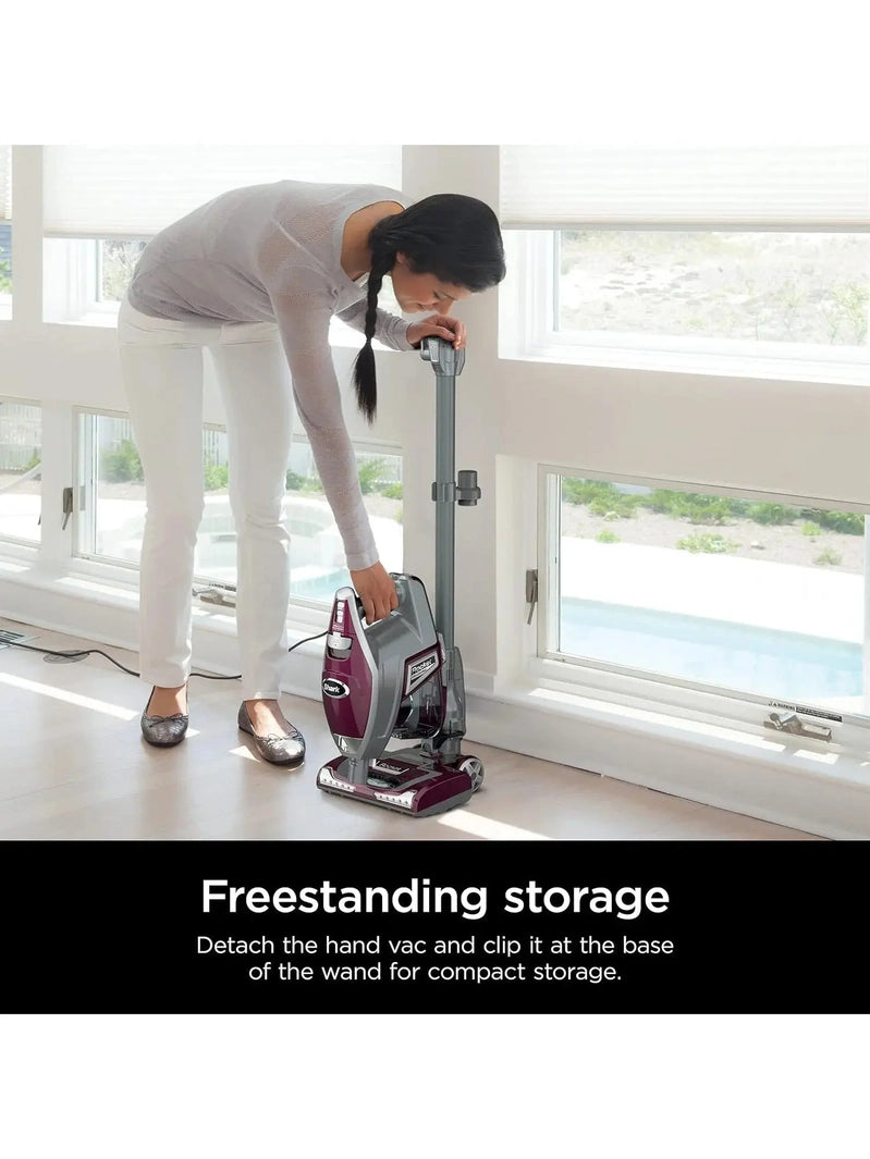 Shark HV322 Rocket Deluxe Pro Corded Stick Vacuum With LED Headlights, XL Dust Cup, Lightweight, For Pet Hair Pickup, Converts To A Hand Vacuum