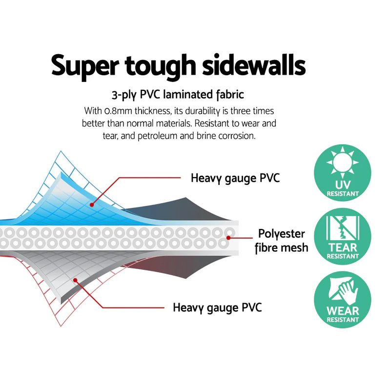 UV Resistant Steel Frame Swimming Pool 3300L, Bestway