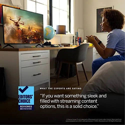 Vizio 40-inch D-Series Full HD 1080p Smart TV With Amd FreeSync, Apple AirPlay