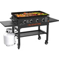 Blackstone 4-Burner 36 In. Griddle Cooking Station With Side Shelves