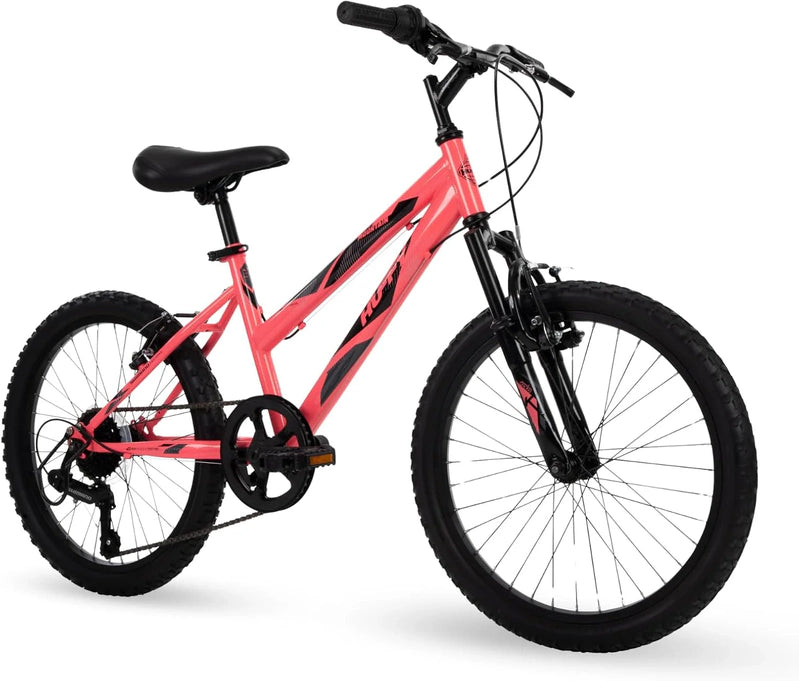Huffy Stone Mountain Hardtail Mountain Bike For Boys/Girls/Men/Women, 20 In./24 In./26 In. Sizes, 6 Or 21 Speed Shimano Twist Shifting