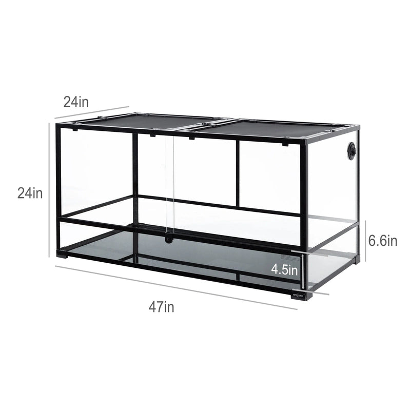 Reptizoo 120-Gallon Extra Large Reptile Terrarium