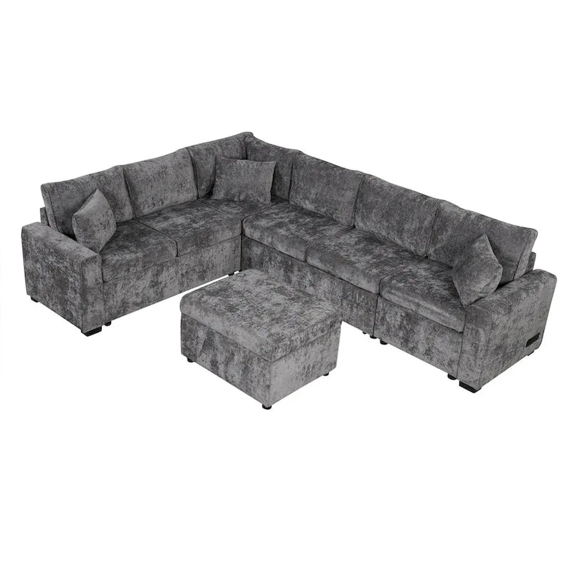 Sectional Sofa Pull-Out Sofa Bed Sleeper