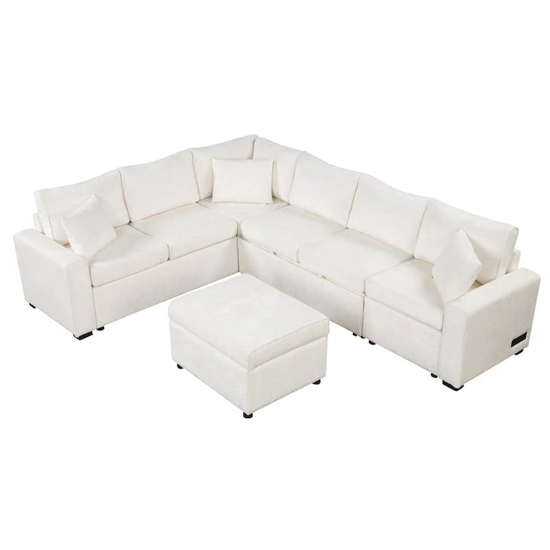 Sectional Sofa Pull-Out Sofa Bed Sleeper