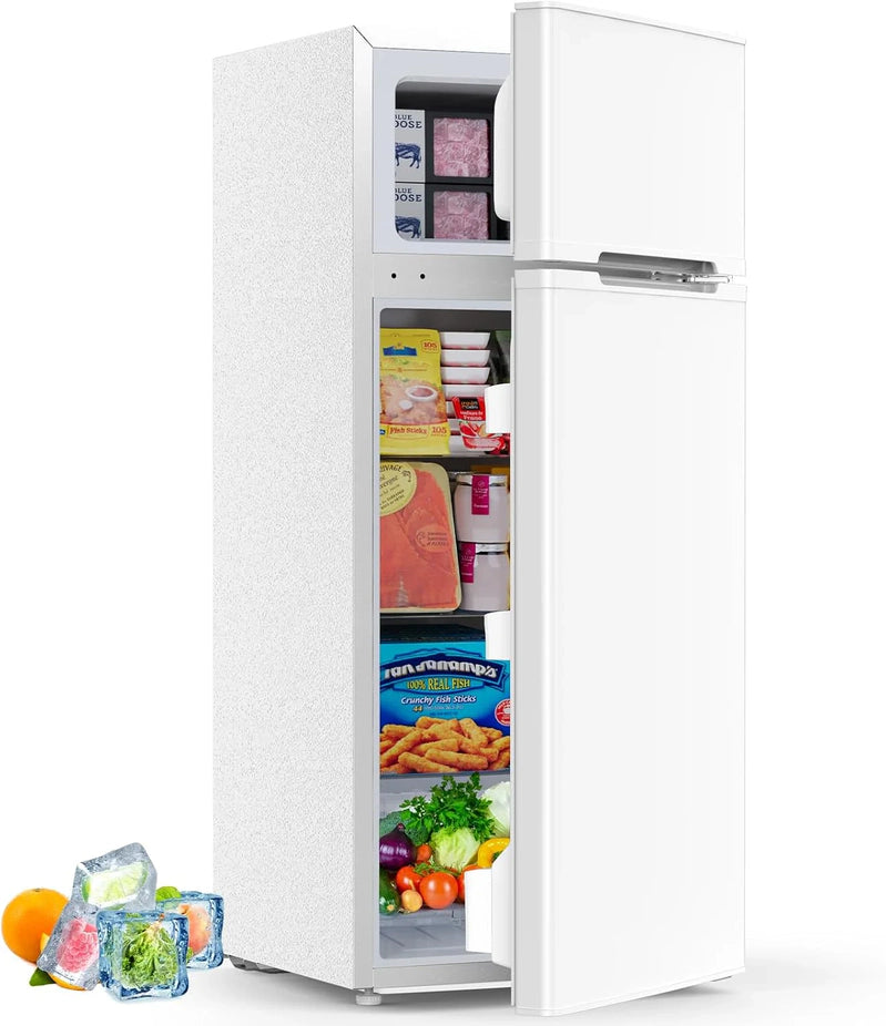 4.5 Cu. Ft. Mini Fridge With Freezer 2 Door Compact Refrigerator Small Fridge