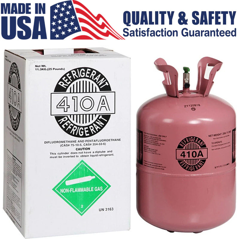 R410a Refrigerant 25lb Cylinder New Factory Sealed