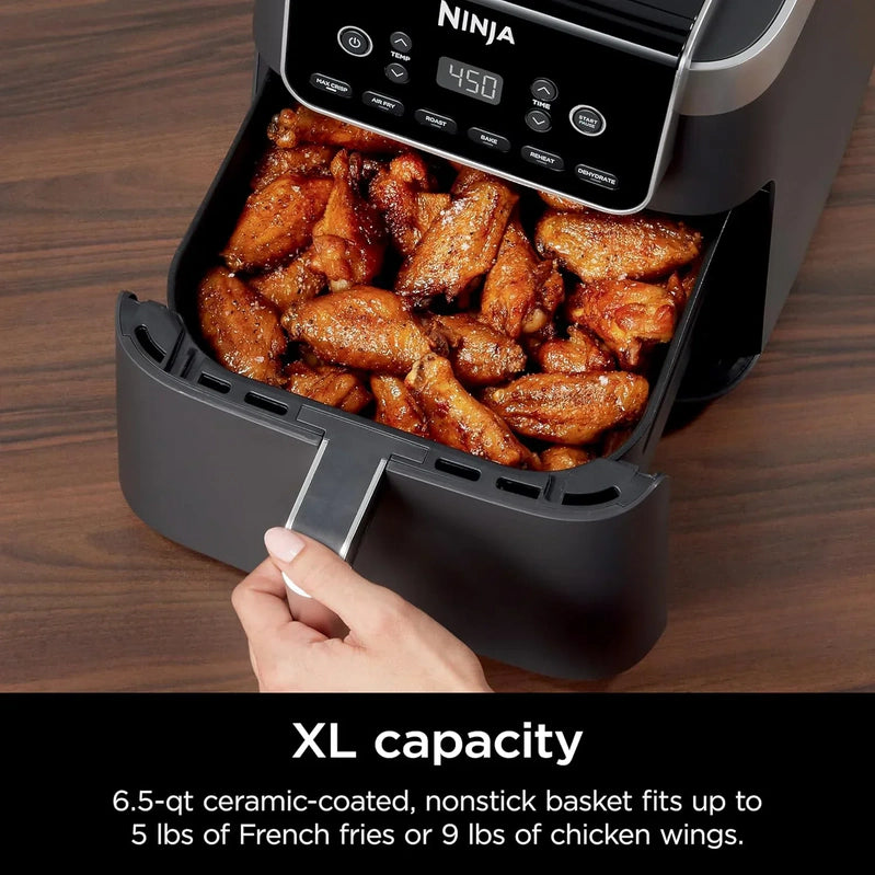 Ninja Air Fryer Pro XL 6-in-1 With 6.5 Qt. Capacity Max Crisp Air Fry Air Roast Bake