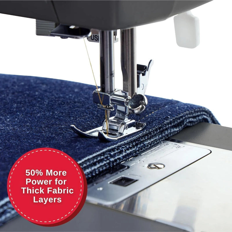 Singer Heavy Duty 4452 High Speed Sewing Machine With Accessory Kit, Strong Motor With Enhanced Piercing Power, 110 Stitch Applications