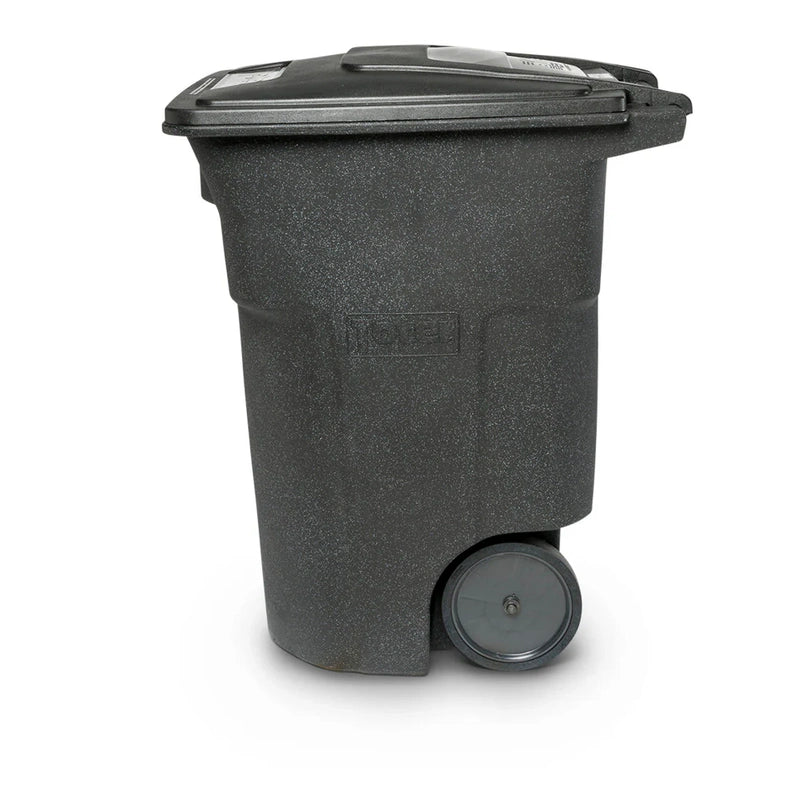 Toter 96 Gallon Trash Can With Smooth Wheels And Lid