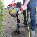 XtremepowerUS 1500W Electric Post Hole Digger With 6 In. Auger Bit, Anti Vibration Handle And Safety Lock For Soil And Fence Posts