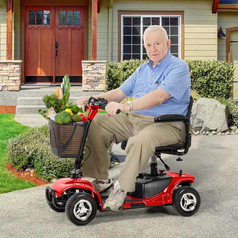 4-Wheel Scooter, Portable And Lightweight, 14-Mile Range, Model A898