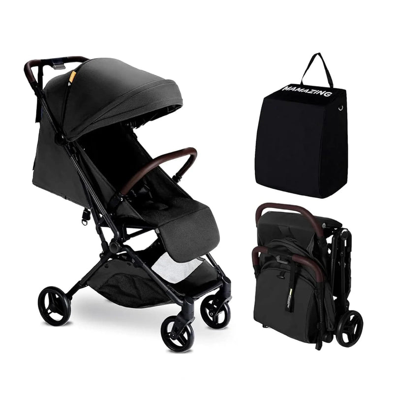 Mamazing Lightweight Baby Travel Stroller With Carbon Fiber Frame Compact Airplane-Friendly