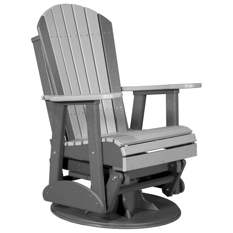 Poly Lumber Adirondack Swivel Glider Chair