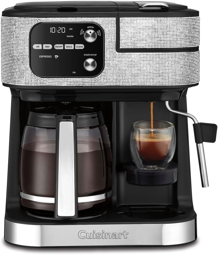 Cuisinart Coffee Center Barista Bar 4-in-1 Coffee Maker, Single-Serve Pods Compatible, Coffeemaker, Three Brewing Sizes, SS-4N1NAS, Black