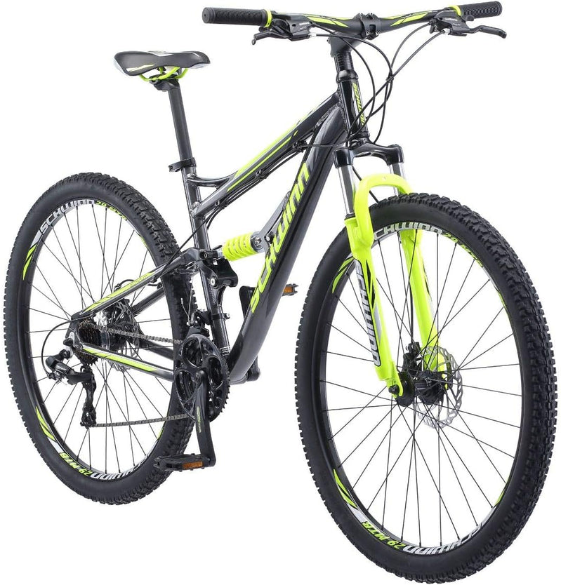 Schwinn Traxion Mountain Bike For Adult Men Women, 29-Inch Wheels, Full Suspension