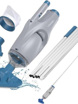 Zippi Sweeper Max, Powerful And Lightweight Sweeper For Carpet Hardwood And Tile Triangular Design Allows For Sweeping In Corners 1000 mAh