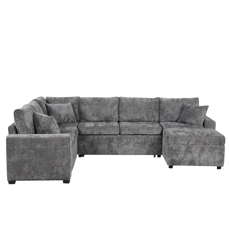 Sectional Sofa Pull-Out Sofa Bed Sleeper