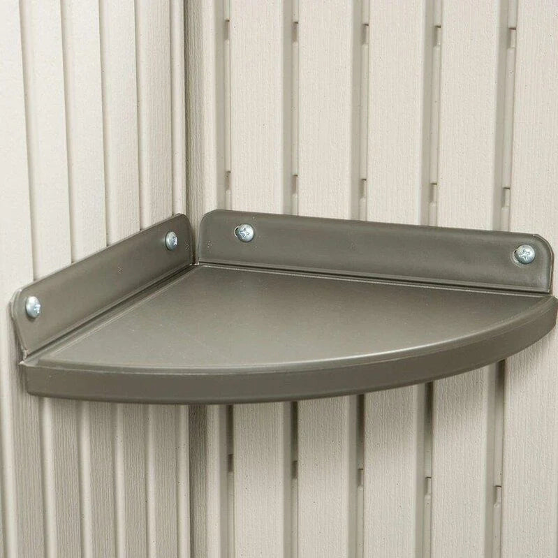 Side Entrance, 4.57 M W x 2.44 M D, Plastic Tool Shed