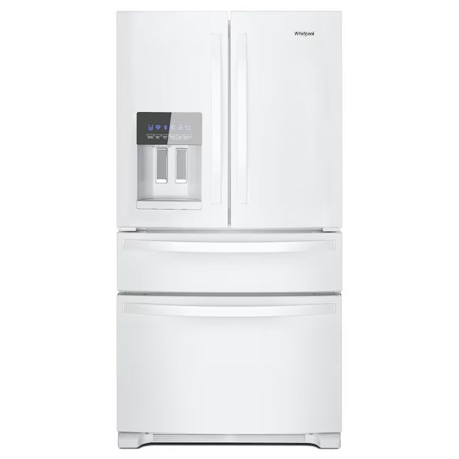 Whirlpool 24.5-Cu. Ft. 4-Door French Door Refrigerator With Ice Maker, Fingerprint Resistant Stainless Steel Energy Star
