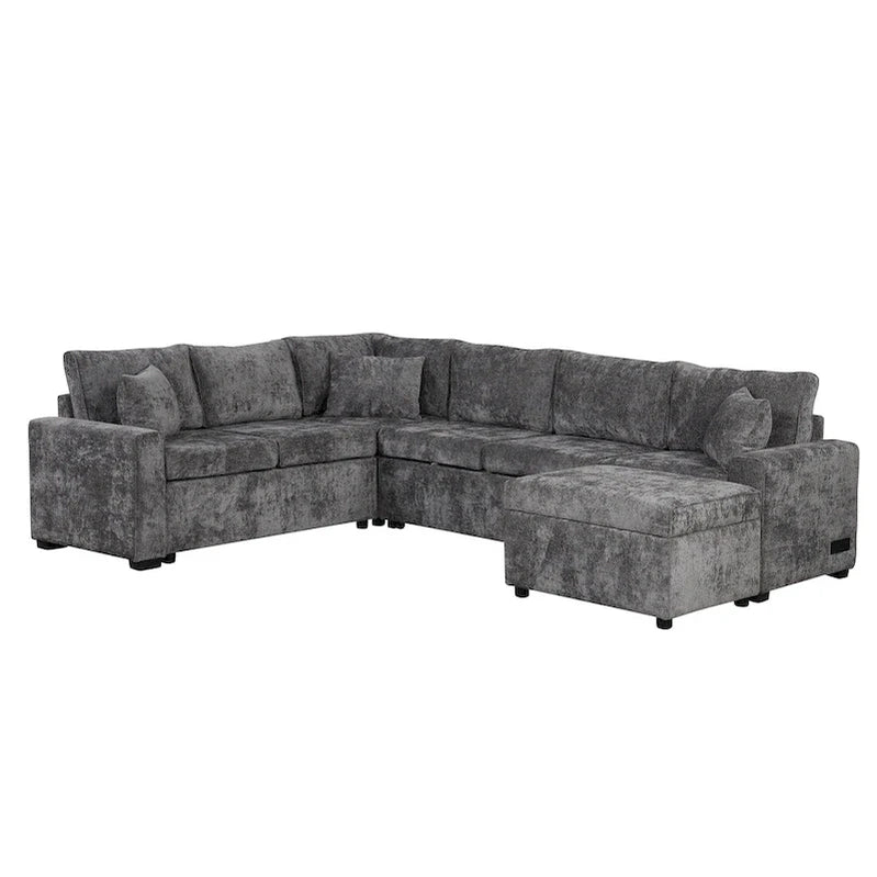 Sectional Sofa Pull-Out Sofa Bed Sleeper