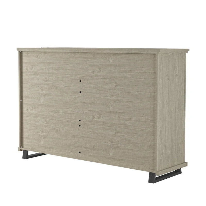 Farmhouse 4-Piece Bedroom Set, 2 Nightstand, 1 Chest And 1 Dresser