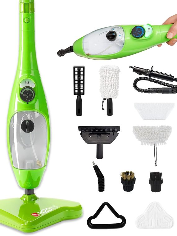 H2O Mop X5 Steam Mop And Handheld Steam Cleaner For Cleaning Hardwood And Kitchen Tile Floors Grout Cleaner Upholstery Cleaner And Carpets