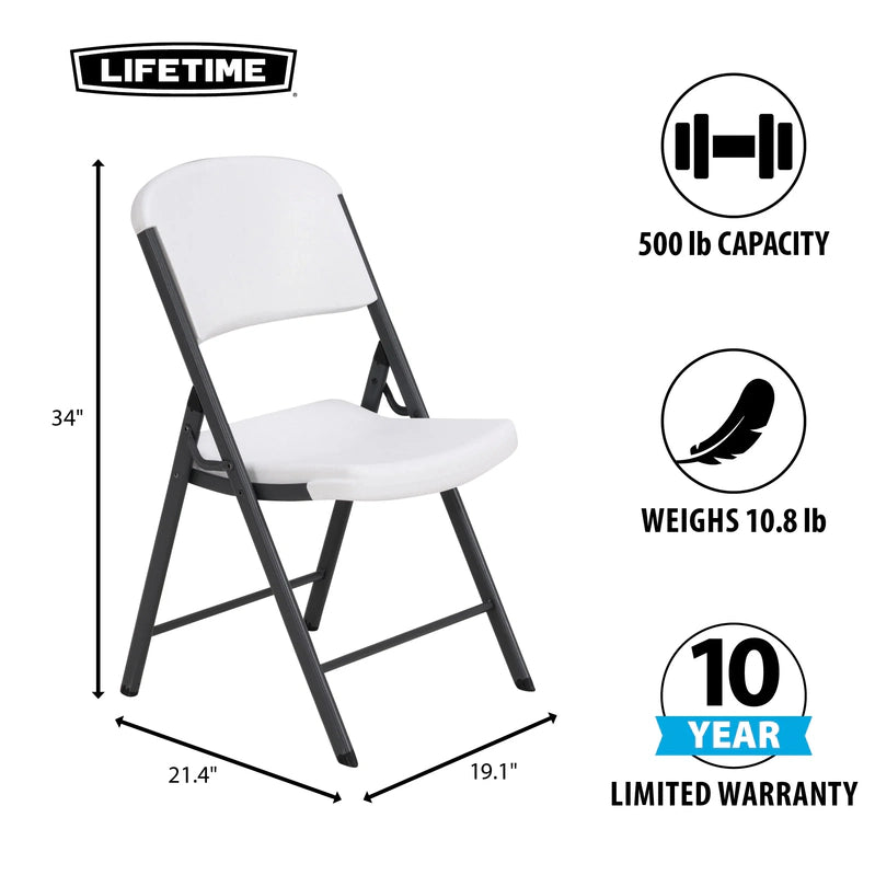 Lifetime Folding Table And Chair Set, Pack Of 108