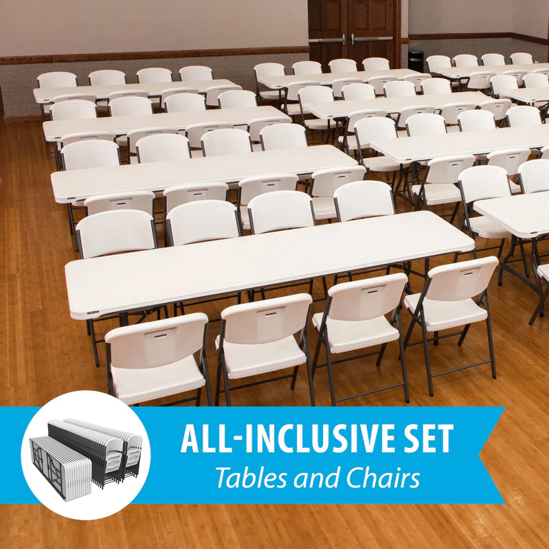 Lifetime Folding Table And Chair Set, Pack Of 108