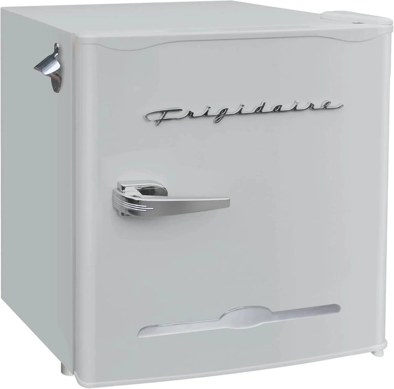 Frigidaire EFR176 Retro Compact Fridge With Chiller Mini Refrigerator With Built-In Bottle Opener For Office, Bedroom, Dorm Room Or Cabin