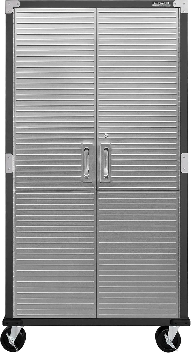 Seville Classics UltraHD Steel Storage Cabinet, 36 In.W x 18 In.D x 72 In.H