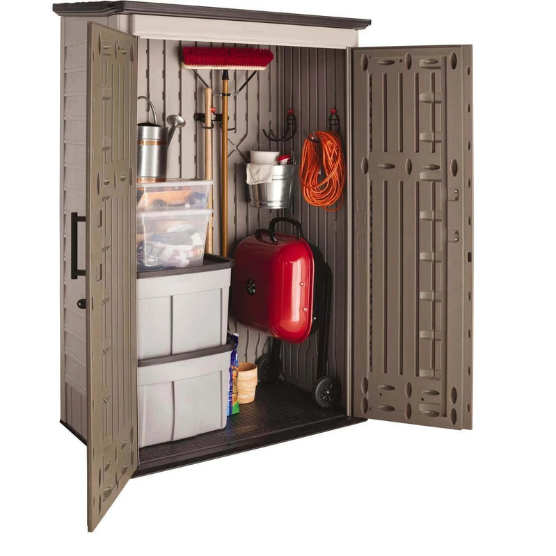 Rubbermaid Garden Shed, Model 2025, 52 Cu. Ft., Approx. 1.47 m3, Weatherproof, Lockable Doors