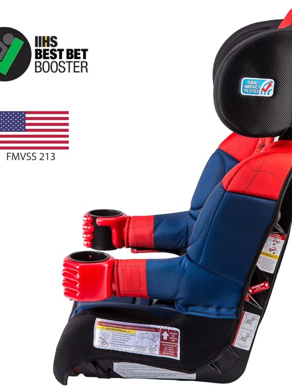 KidsEmbrace Marvel Spider-Man 2-in-1 Forward-Facing Booster Car Seat Latch